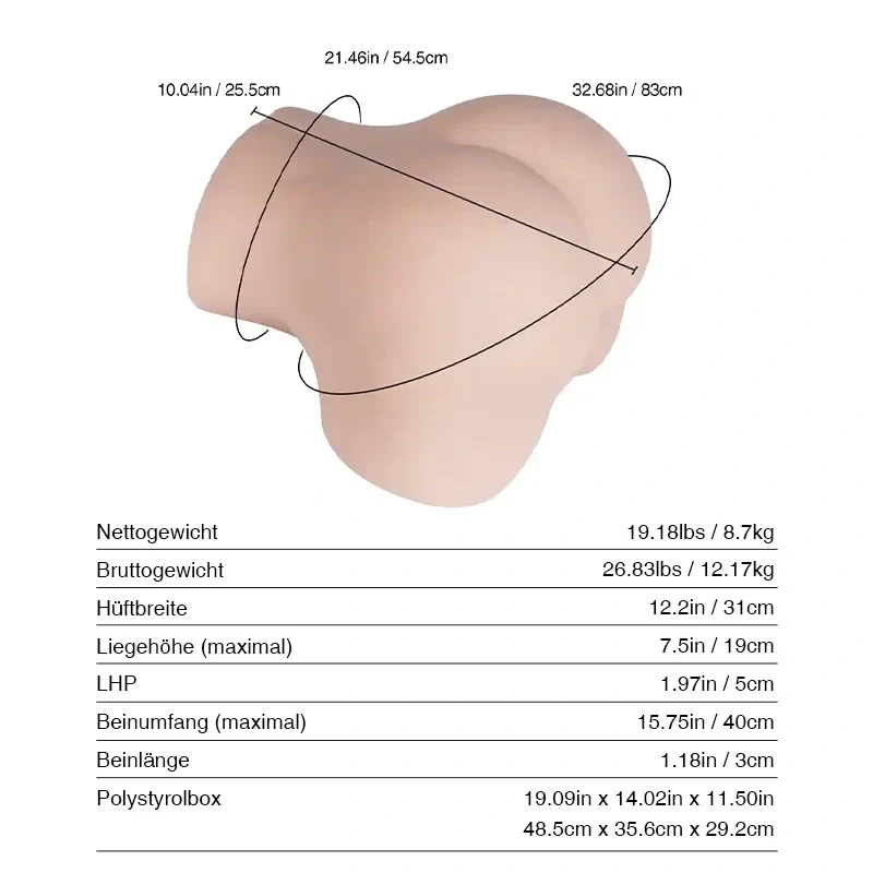 Mia: 8.7kg Jiggly Ass Abnehmbare Vagina Sex Puppe - Image 8