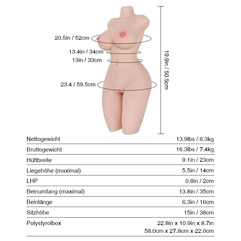 Miki: 6.3kg Kleine Sex-Puppe für Anfänger-Masturbation - Image 8
