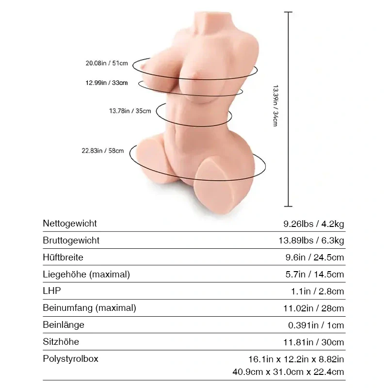 Dita: 4.2kg Kleine tragbare Sexpuppe - Image 4