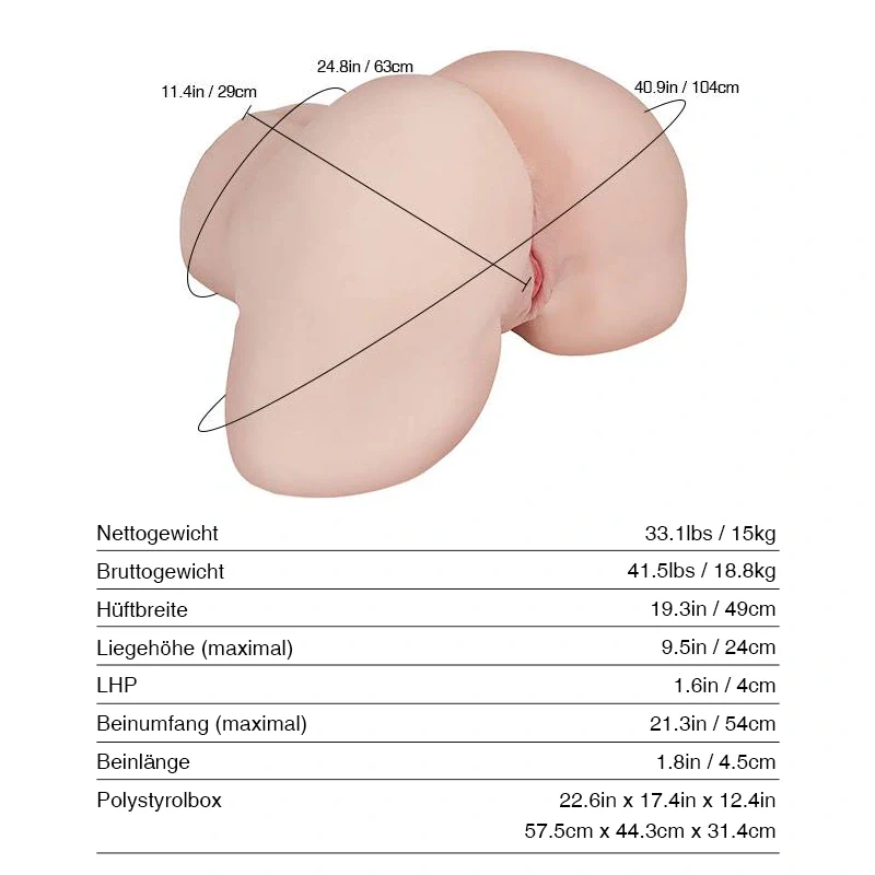 Rosie: 15kg Voller Größe Dauerhafter Großer Arsch - Image 8