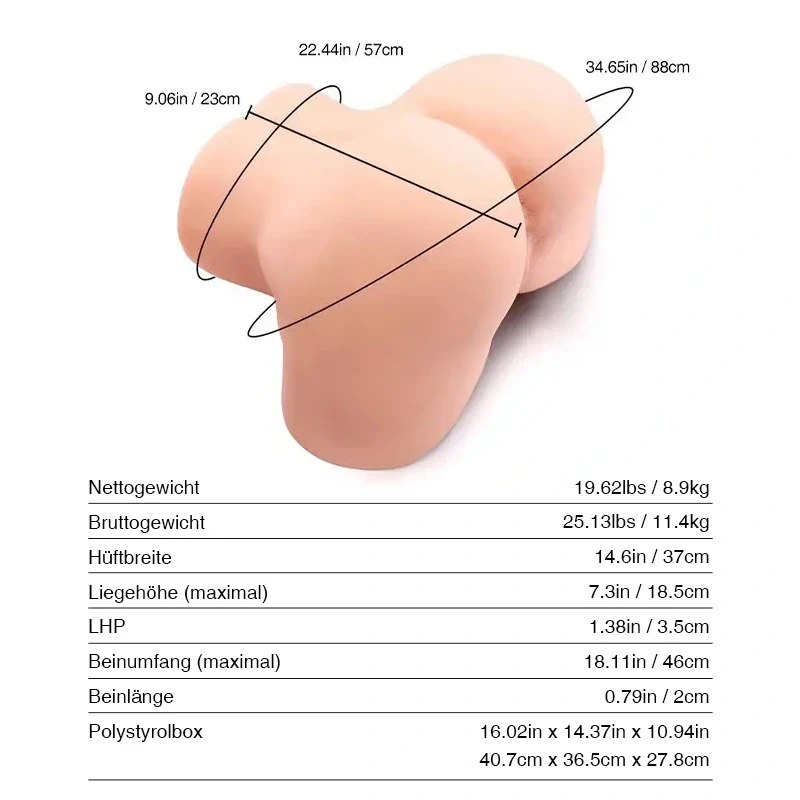 Cecilia: 8.9kg Realistischer süßer Sex Arsch - Image 8