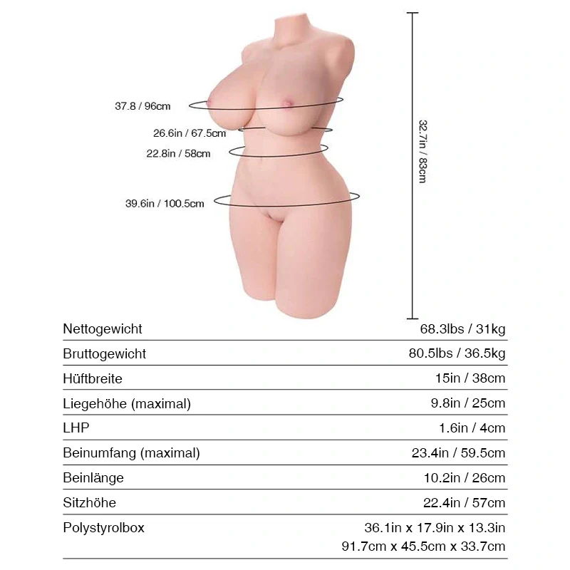 Monroe 2.0: 31kg Mollige Heiße Sexpuppe - Image 11