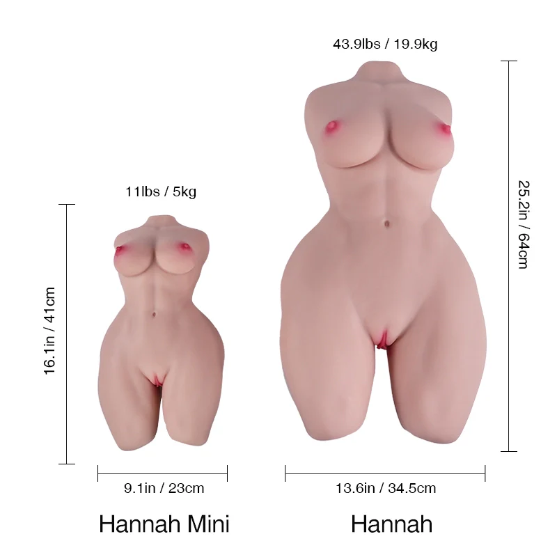 Hannah Mini: 5kg Mini-Muskulöse Sexpuppe Männlicher Masturbator - Image 14