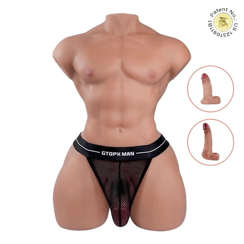 Mark pro: 16.5kg Realistischer Abnehmbarer Silikon-Dildo für TPE-Männliche Sexpuppen