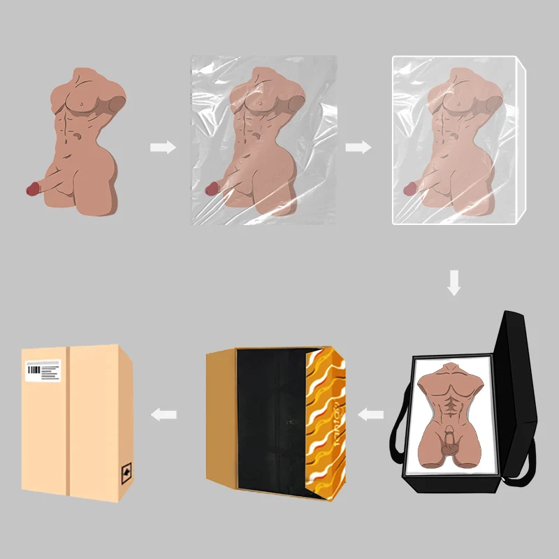 Mark pro: 16.5kg Realistischer Abnehmbarer Silikon-Dildo für TPE-Männliche Sexpuppen - Image 15