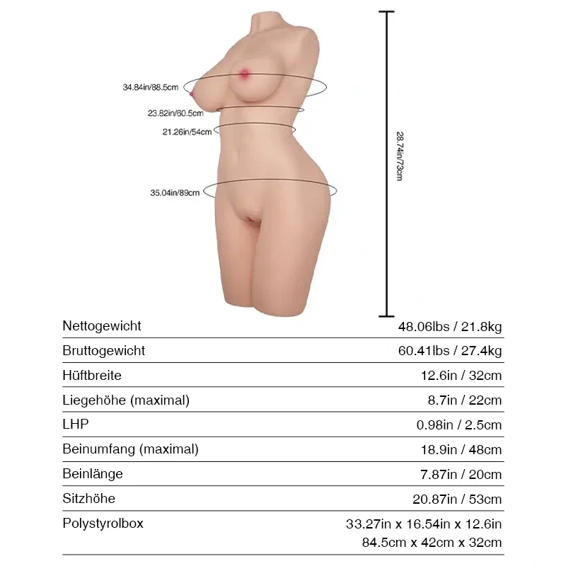 Diana: 21.8kg Realistische Masturbator Pornostar Sex Puppe - Image 8