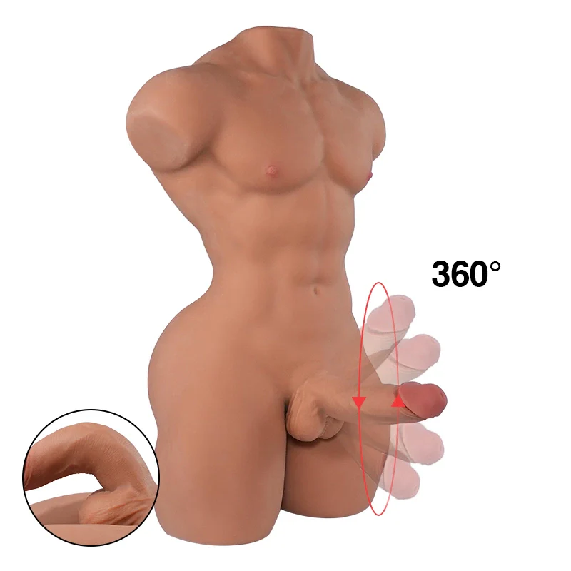 Mark: 15.3kg Realistischer TPE Männlicher Sexpuppen Torso mit Großem Penis - Image 14