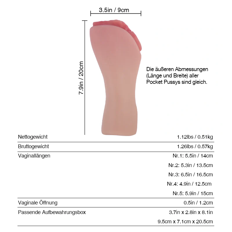 Tantaly Männlicher Masturbator Taschenmuschi für Sexpuppen - Image 4