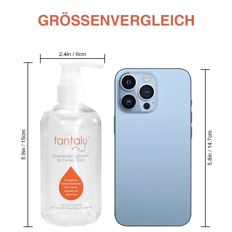 Tantaly Silky Smooth Gleitmittel auf Wasserbasis für Vaginalen und Analen Sex, FDA 510K Zertifiziert. - Image 3