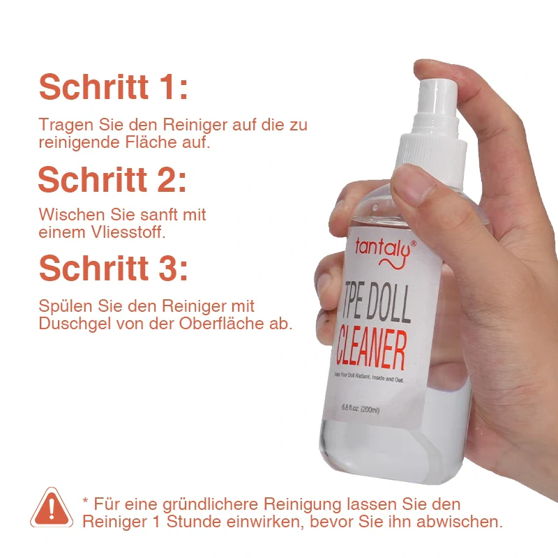 Tantaly TPE Sex Puppe Reiniger Schnelle und Effektive Reinigungslösung - Image 3
